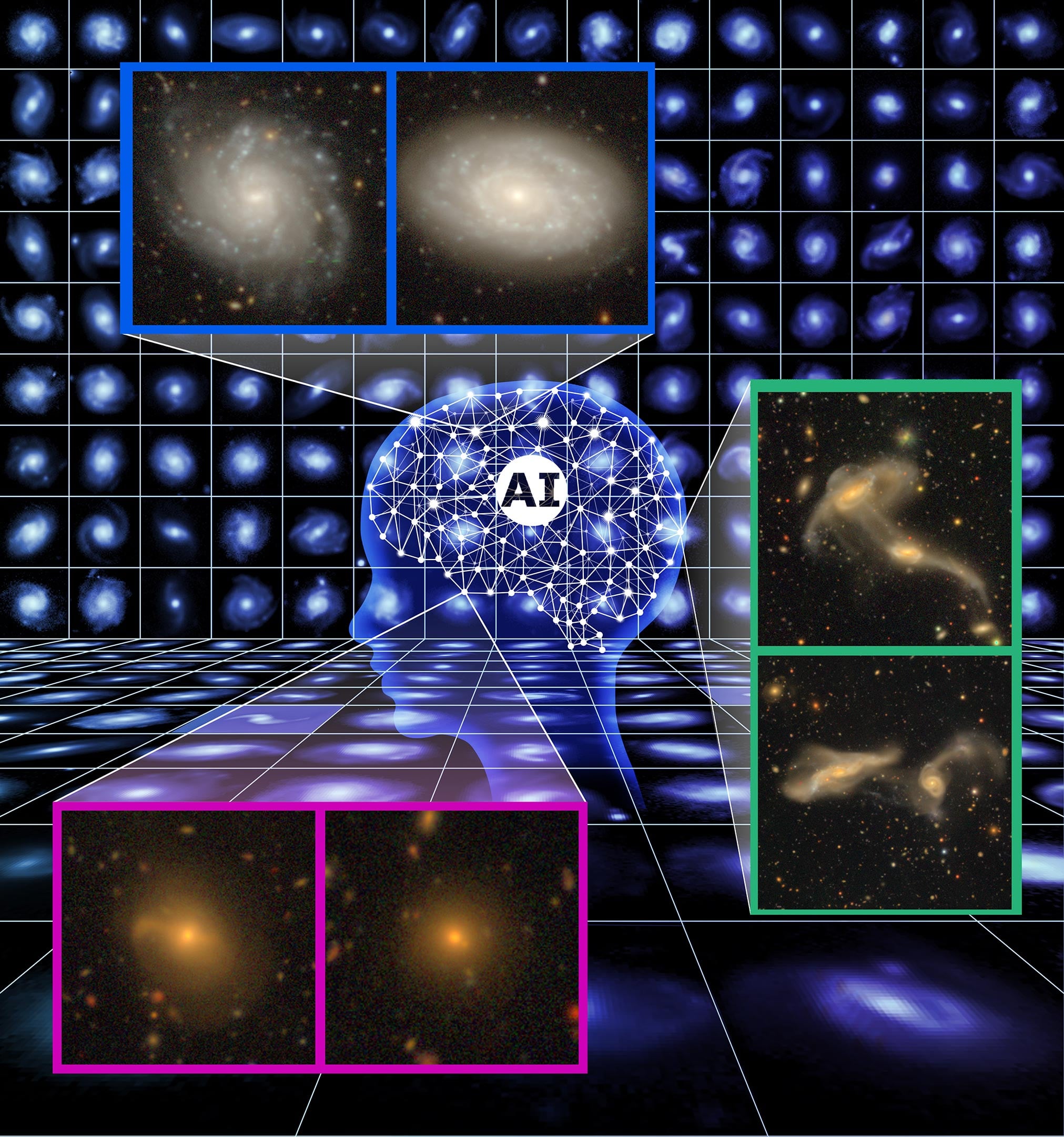 L'intelligence artificielle identifie 80 000 galaxies en spirale 