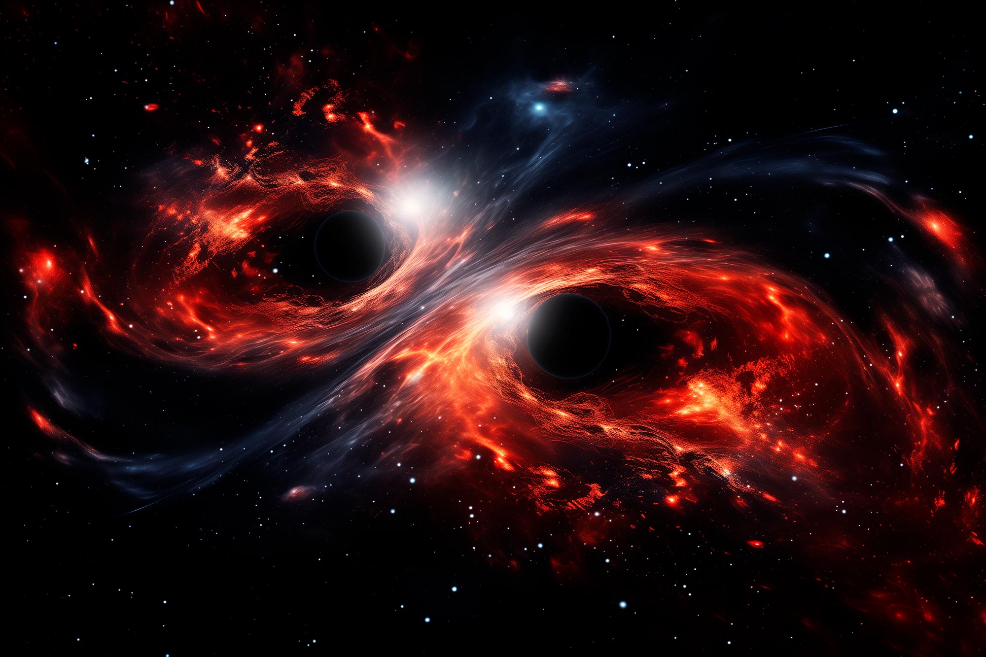 Trous noirs en «paires parfaites» équilibrent la gravité et l'expansion cosmique