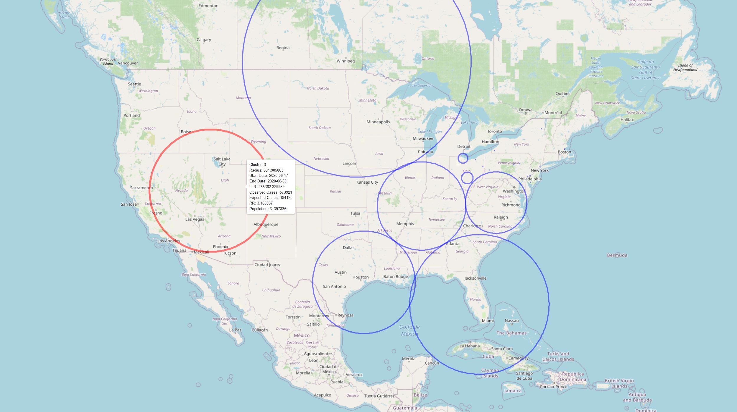 Première surveillance quotidienne des hotspots Covid-19 émergents aux États-Unis