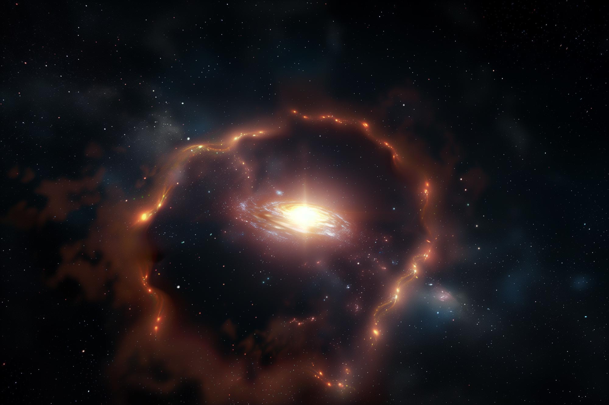 Les premiers champs magnétiques de l'univers étaient aussi faibles que les ondes de cerveau humain