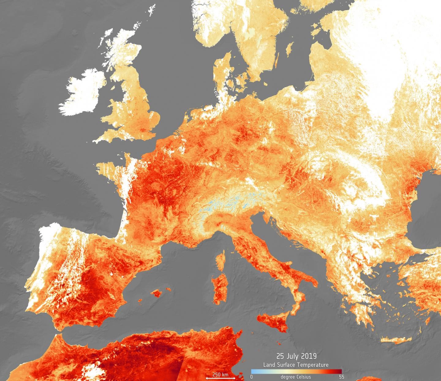 Le changement climatique réchauffe l'Europe plus rapidement que prévu