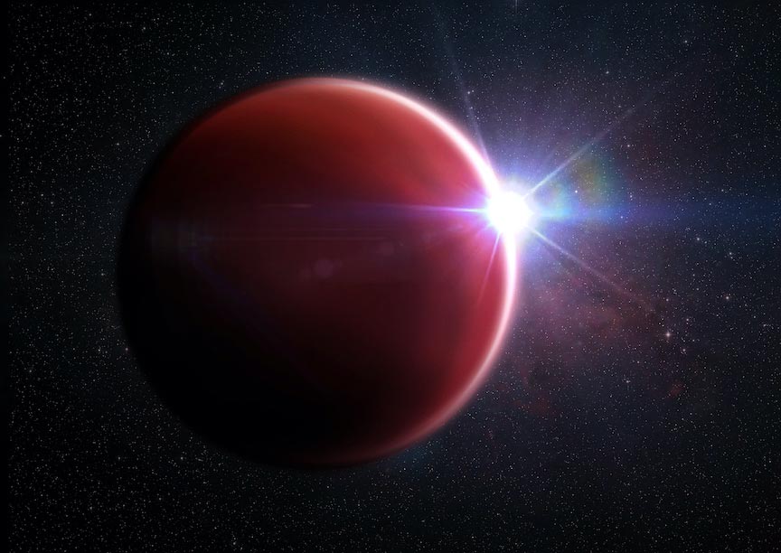 Les astronomes découvrent la première planète sans nuage et de type Jupiter 