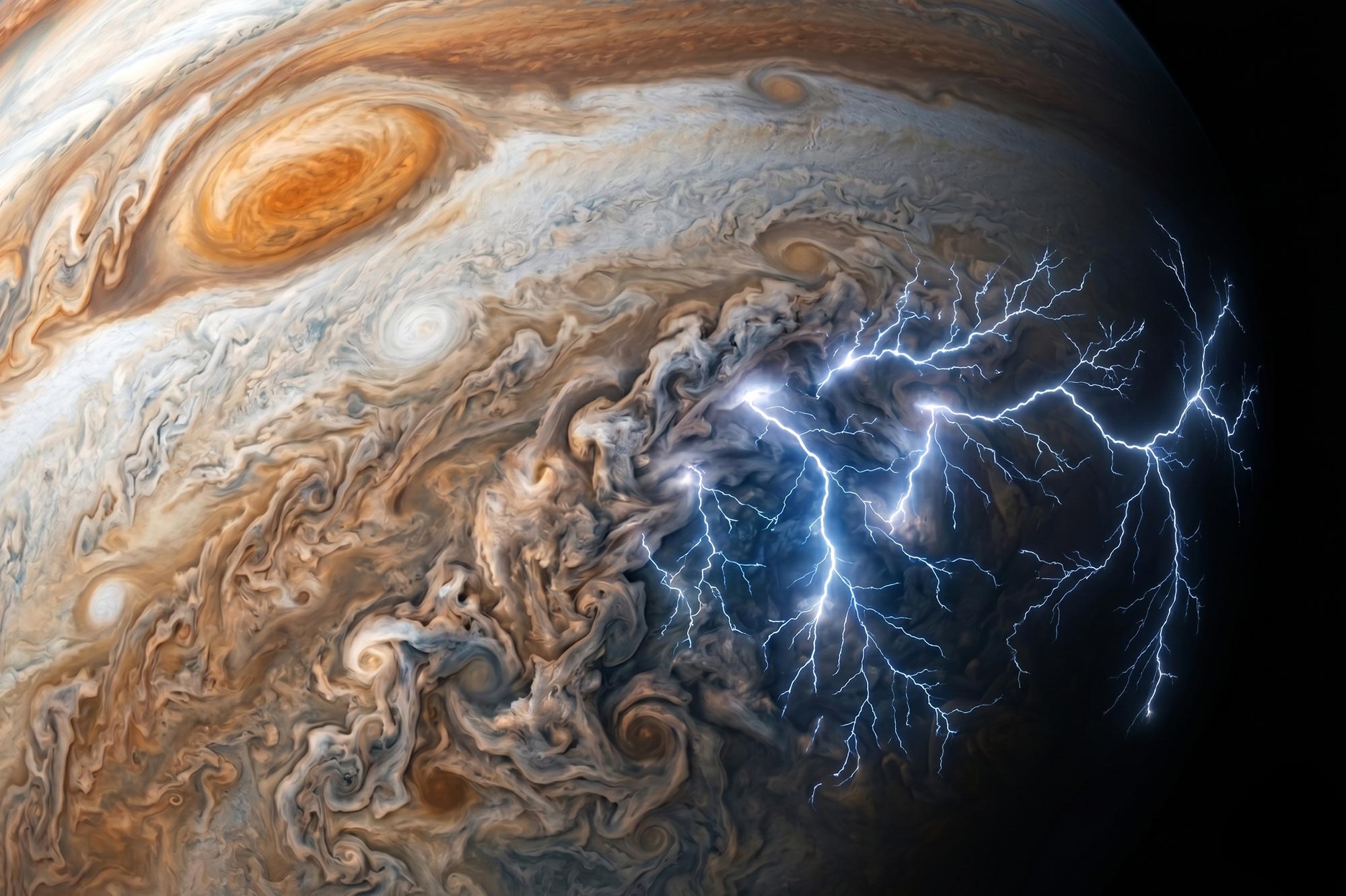 Des tempêtes monstrueuses sur Jupiter déclenchent des éclairs au-delà de tout ce qui existe sur Terre