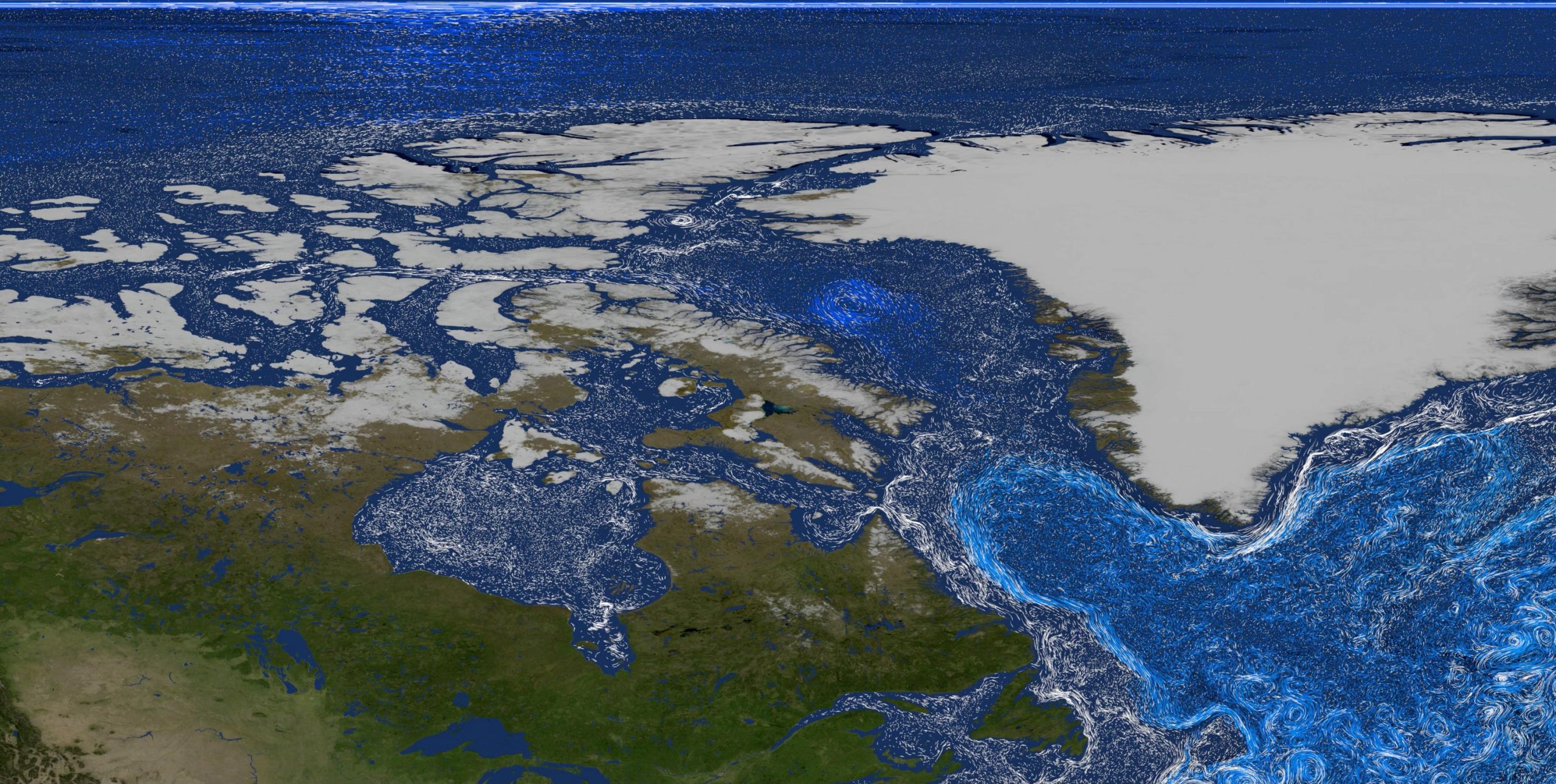La glace fondante du Groenland est une vie suralimente dans la mer