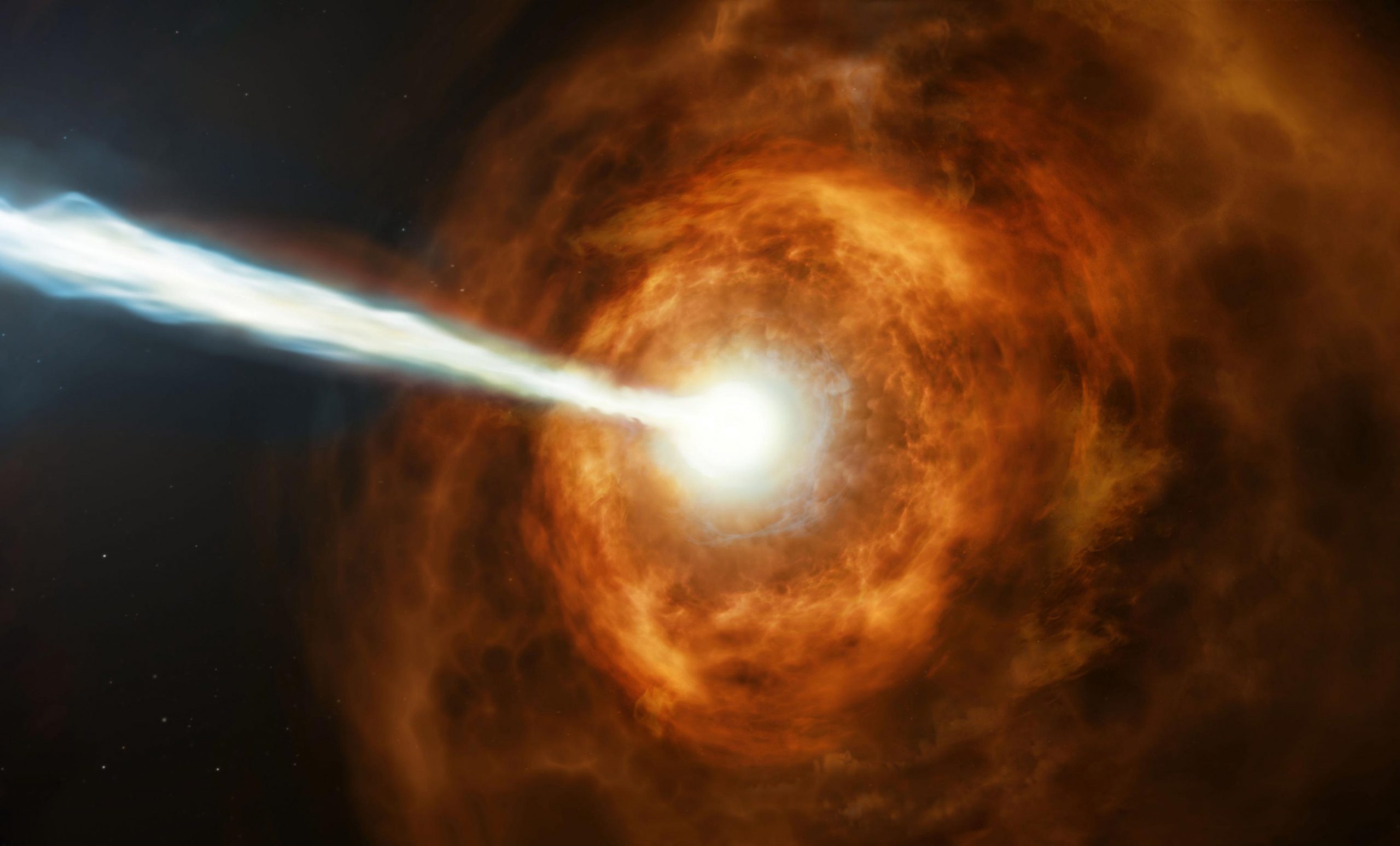 Gamma-ray éclate avec une énergie la plus élevée jamais vue 