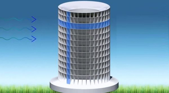 Gigance Downraft Energy Tower prévue près de la frontière américaine